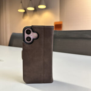 Leather Iphone 16 Plus Wallet Case