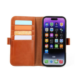 Iphone 16 Pro Max Brown Leather Case