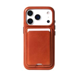 Compatible with Magsafe 2 in 1 Detachable iPhone 17 Pro Max Wallet Case with Card Holder Women Men Magnetic Genuine Leather RFID Blocking Credit Slots for Apple