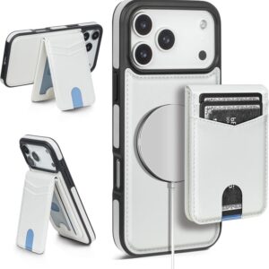 Magsafe 2 in 1 Detachable iPhone 17 Pro Max Wallet Case with Card Holder